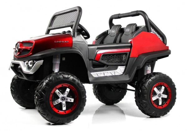 Детский электромобиль Mercedes-Benz Unimog Concept (P555BP) вишневый ...