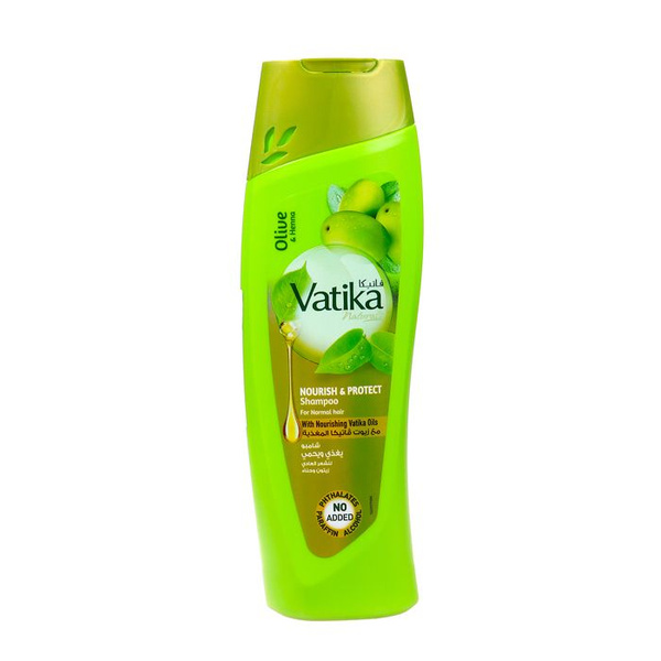 Vatika OLIVE AND HENNA Nourish And Protect Shampoo, Dabur (Ватика ...