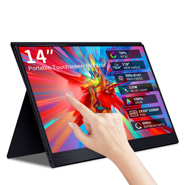 Монитор LCX-Y14AT,Сенсорный монитор,Портативный монитор,Touch screen ...