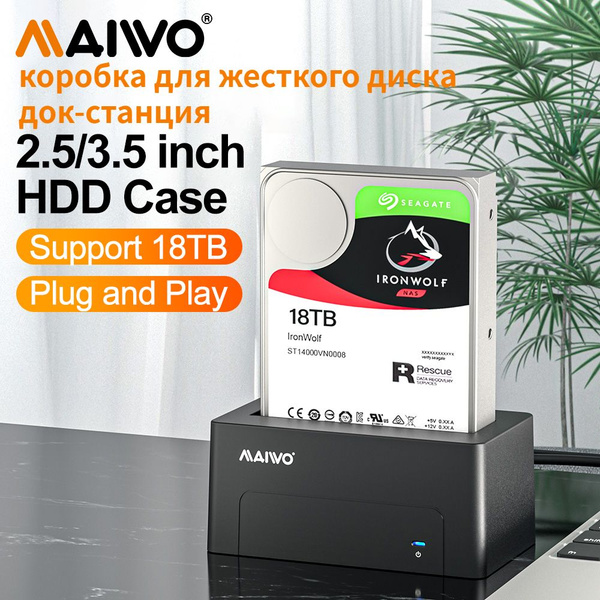 Характеристики Док-станция MAIWO для жесткого диска, адаптер SATA-USB 3 ...