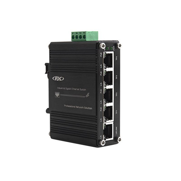 Коммутатор промышленный уровень, 5 - port 1000mbps POE (802.3af )RJ45 ...