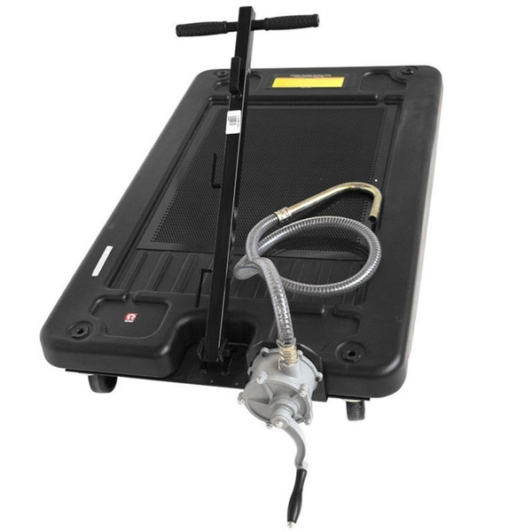 Емкость для слива масла перекатная с ручным роторным насосом (объем-80л ...