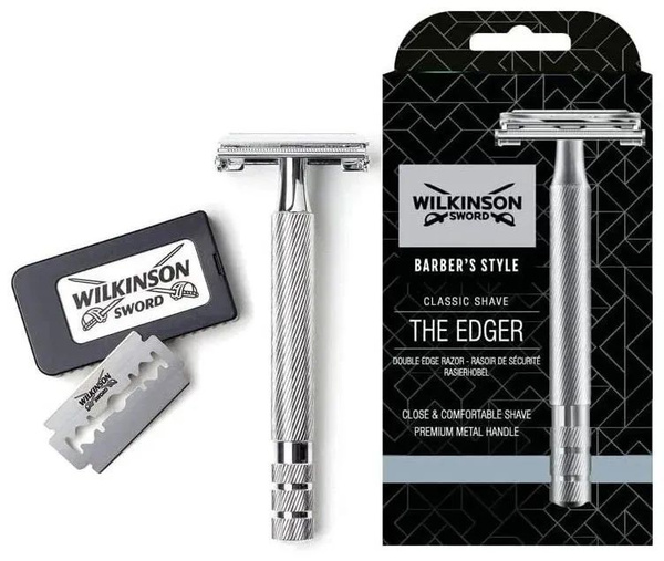 Т-образная бритва Wilkinson Sword Classic Double Edge Premium, сменные ...