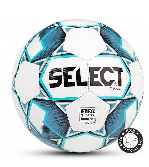 Футбольный мяч Select Team, 5 размер, белый, черный купить по выгодной ...