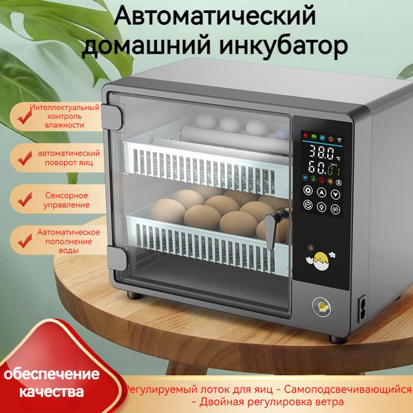 Инкубатор для яиц автоматический 24 терморегулятором, гигрометром ...