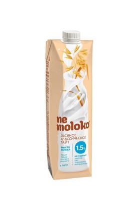 Напиток овсяный Nemoloko Классический лайт 1.5%, 1л - купить с ...