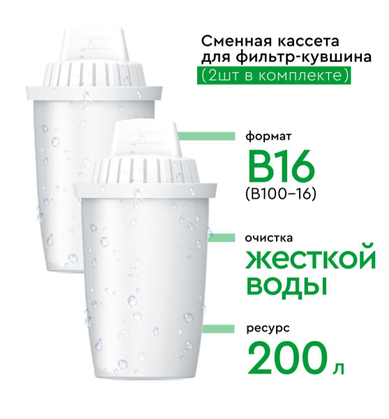 Вопросы и ответы о Набор универсальных картриджей для фильтров-кувшинов ...