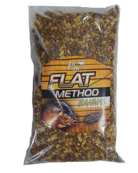 Прикормка "Zil Fish" Flat Method "Ваниль" 500г - купить с доставкой по ...
