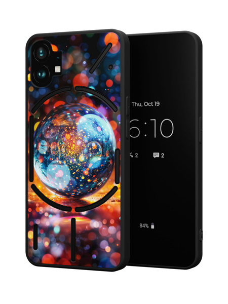 Силиконовый чехол Mcover для Nothing Phone 1 (Насинг Фон 1), Пузыри 2 ...