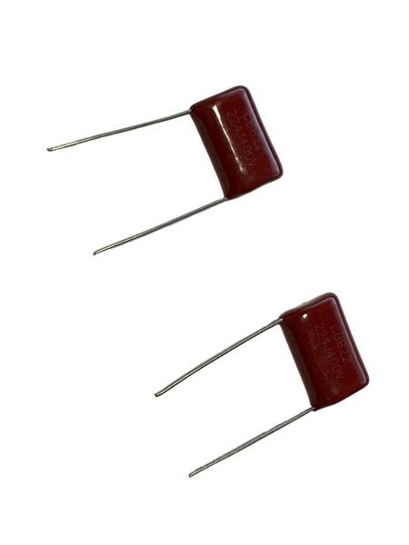 СВВ22 0,22мкФ (224J)-400В Р15 пленочный конденсатор, 5шт - купить с ...