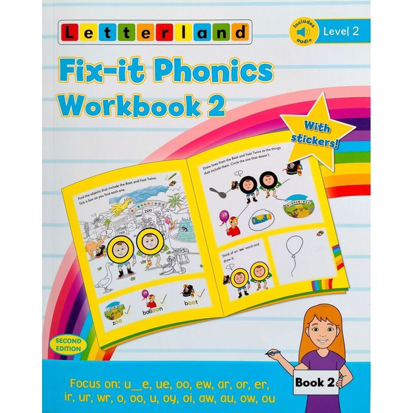 Характеристики Letterland Fix-it Phonics (2nd Edition) Level 2 Workbook ...