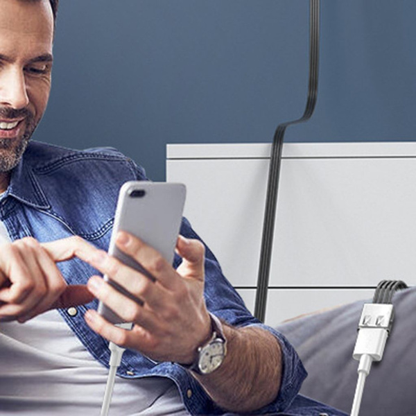 USB2.0 Удлинитель плоский силиконовый кабель - 5 см направо - купить с ...