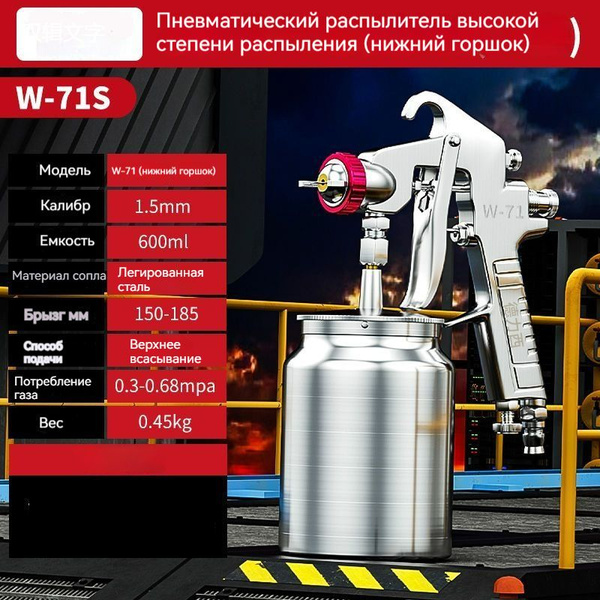 Профессиональный Пулевизаторы Для Покраски Авто, 600ML - купить с ...