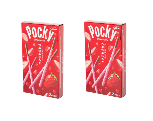 Японские палочки с клубникой "POCKY", GLICO, Япония - купить с ...