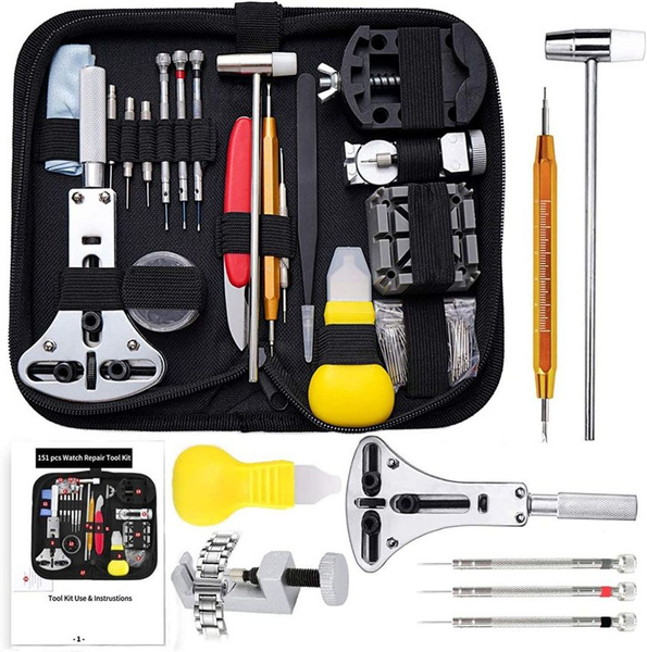 Профессиональный Инструмент Для Ремонта Часов 151 шт Профессиональный ...