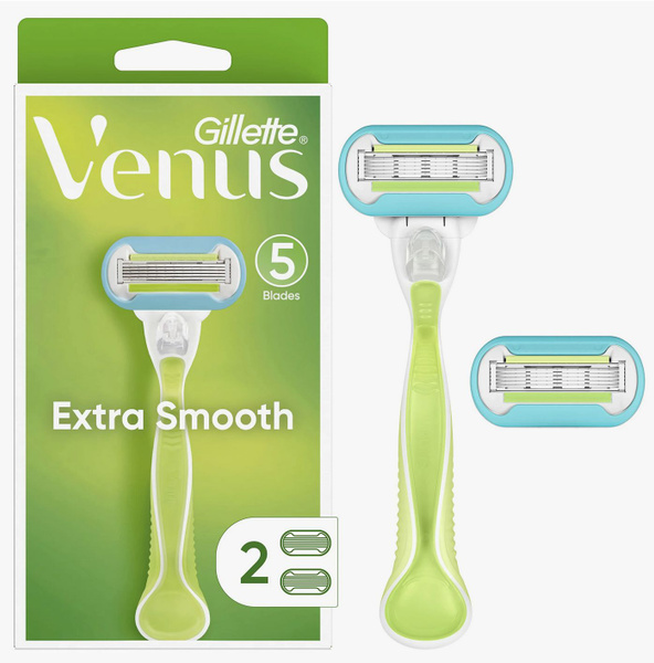 Gillette Venus Extra Smooth женский бритвенный станок, 2 кассета, 5 ...
