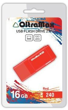 USB-флеш-накопитель OltraMax OM-16GB-240-Red 16 ГБ - купить по выгодной ...