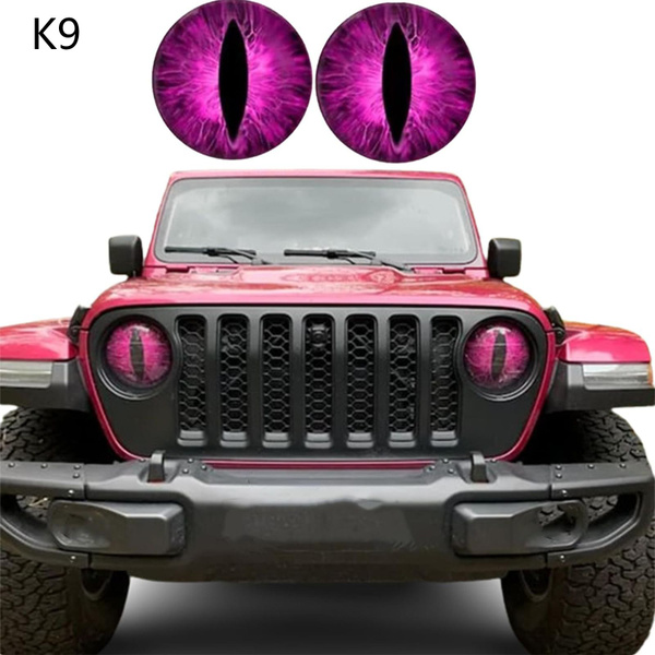 Наклейки на автомобильные фары, подходящие для wrangler, monster eyes ...