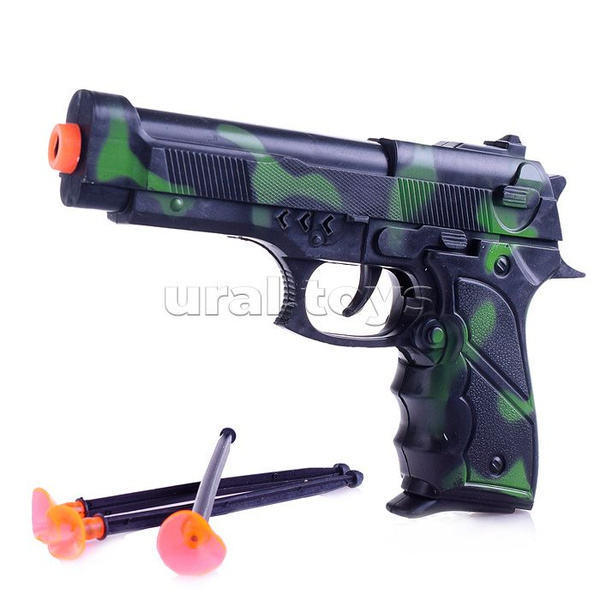 Пистолет "Super gun"стреляет присосками, в пакете - купить с доставкой ...