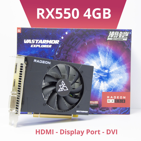 Видеокарта Radeon RX 550, 4 ГБ - купить по низким ценам в интернет ...