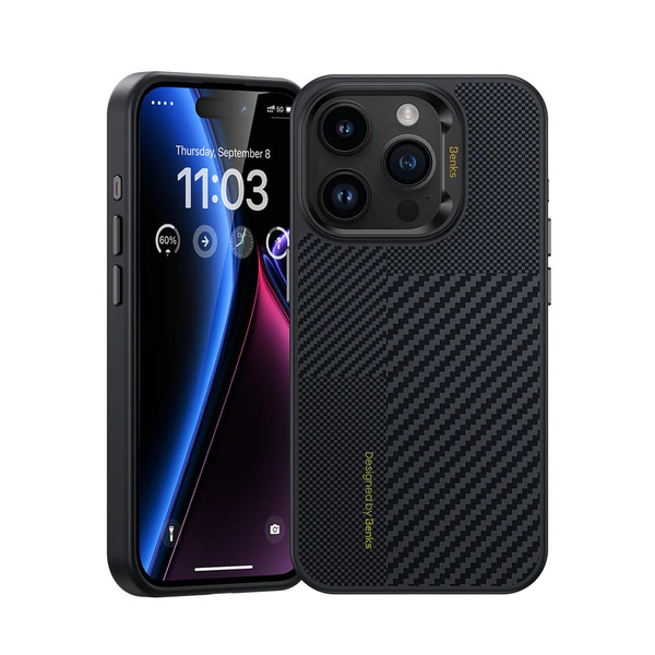 Чехол Benks Premium для iPhone 15 PRO , 4 KEVLAR(закрытые кнопки ...