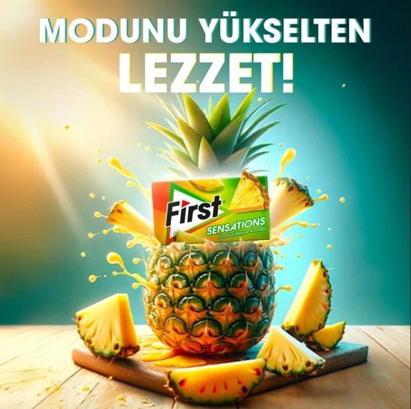 First Sensations Жвачка со вкусом тропических фруктов 27 гр - 12 шт ...