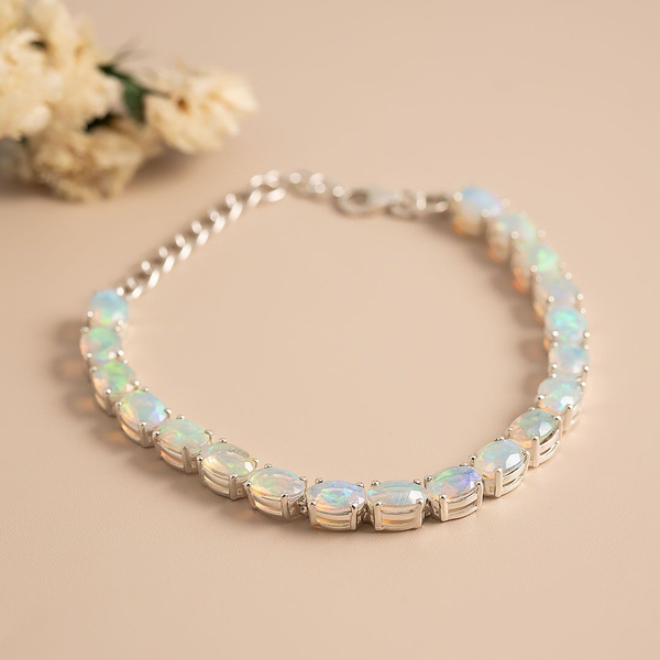 Браслет из серебра с опалом - купить с доставкой по выгодным ценам в ...