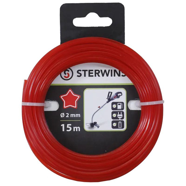 Леска для триммера Леска для триммера Sterwins 2 мм 15 м звезда ...