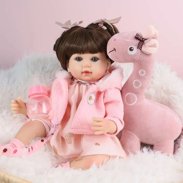 Кукла Реборн QA BABY Ирина девочка большая пупс набор игрушки для ...