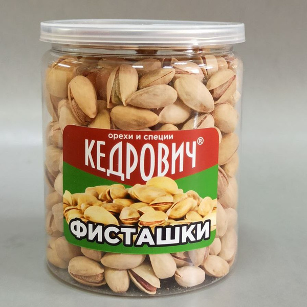 Фисташки соленые в баночке 250 г. Кедрович - купить с доставкой по ...
