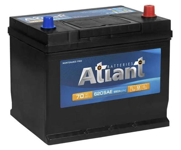 Аккумулятор автомобильный ATLANT Blue_Обратная (-/+)_70 купить по ...