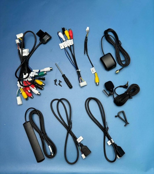 Провода для Магнитолы Андроид TEYES CC3L 4G. Комплект: RCA с внешним ...
