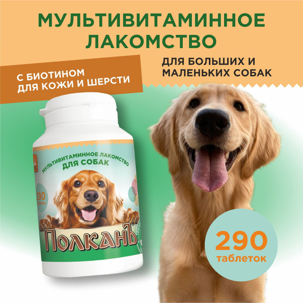 Мультивитаминный комплекс для собак для шерсти и кожи с биотином ...