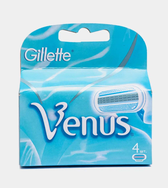 Cменные кассеты для женского бритвенного станка Gillette Venus, 4 шт ...
