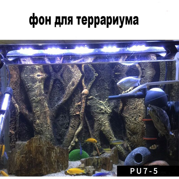 Фон для террариума "Черная скала" 60х45*3.5 см - купить с доставкой по ...