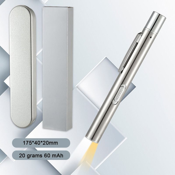 Медицинский диагностический фонарик, белый, нержавеющая сталь,13 см ...