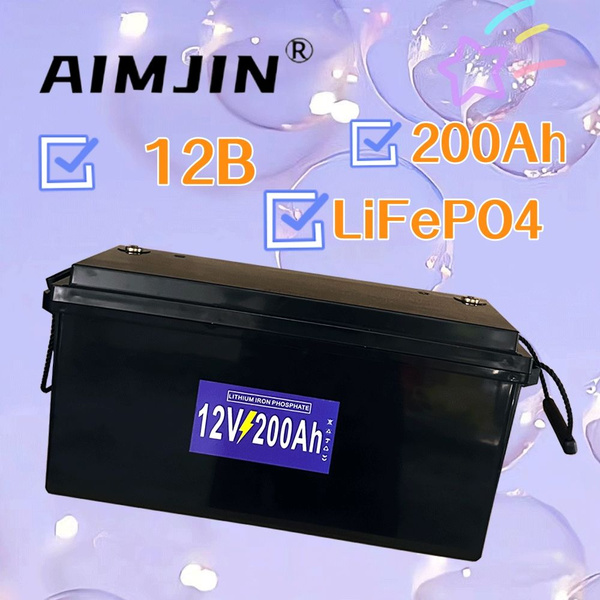 Характеристики 12V 200Ah LiFePO4 Встроенный аккумулятор BMS для ...