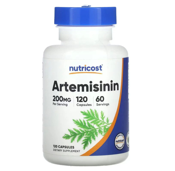 Nutricost, Artemisinin, артемизинин, 100 мг, 120 капсул - купить с ...