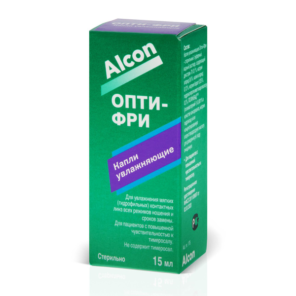 Аlcon Капли для контактных линз "Опти-Фри", 15 мл купить на OZON по ...
