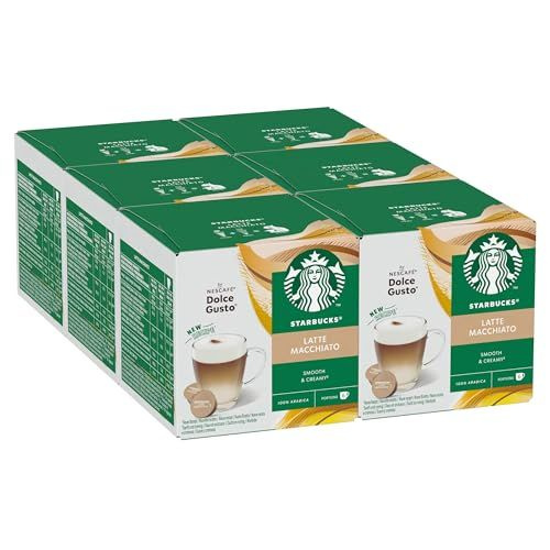 Кофейные капсулы STARBUCKS Latte Macchiato от Nescaf Dolce Gusto, 6 x ...