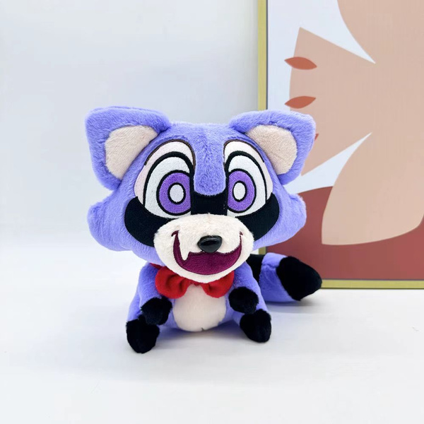 Фиолетовая милая плюшевая игрушка с маленьким енотом, игра indigo park ...