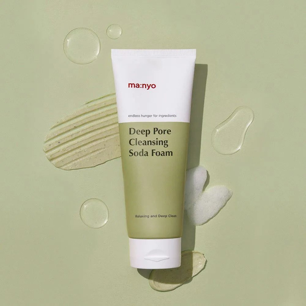Manyo Factory/ Пенка для умывания лица с содой Deep Pore Cleansing Soda ...