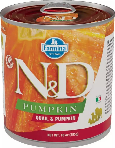 Корм влажный для собак Farmina / Фармина N&D Pumkin для взрослых ...