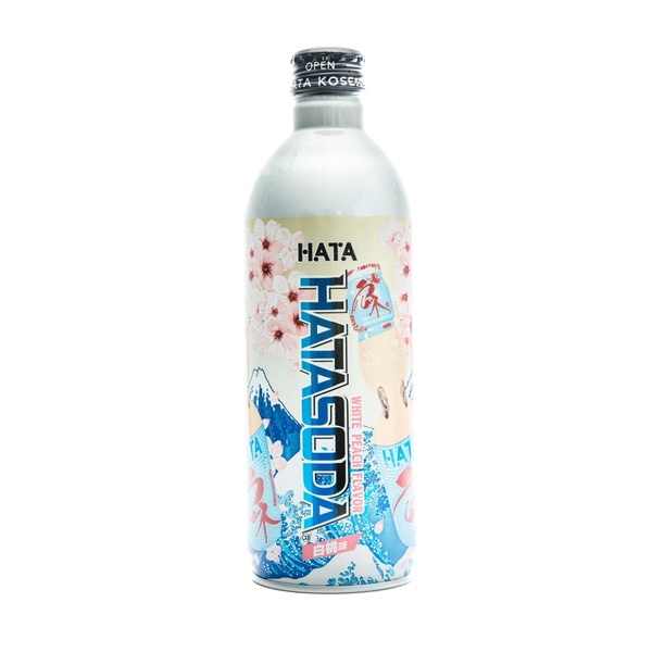 HATA KOSEN Лимонад Ramune White Peach РАМУНЕ сильно газированный ...