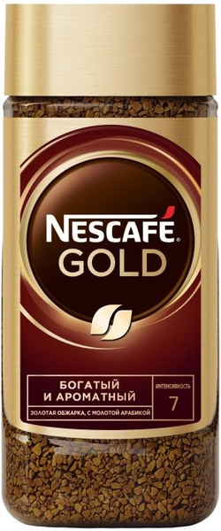 Кофе растворимый молотый Nescafe Gold, 190 г - купить с доставкой по ...
