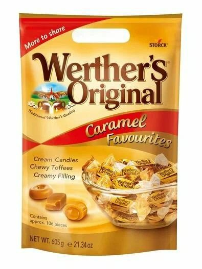 Конфеты Werther's Original caramel favourites, сливочная карамель ...