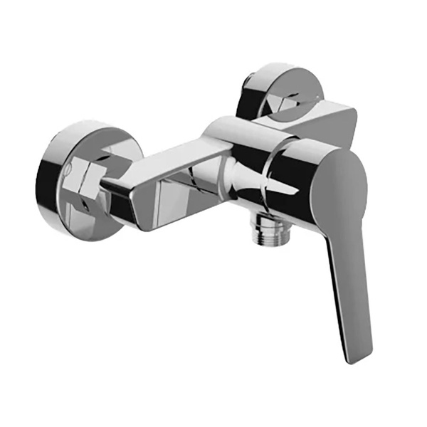 Смеситель CLEVER Душевой гарнитур Латунь Жесткая подводка, Лейка ...