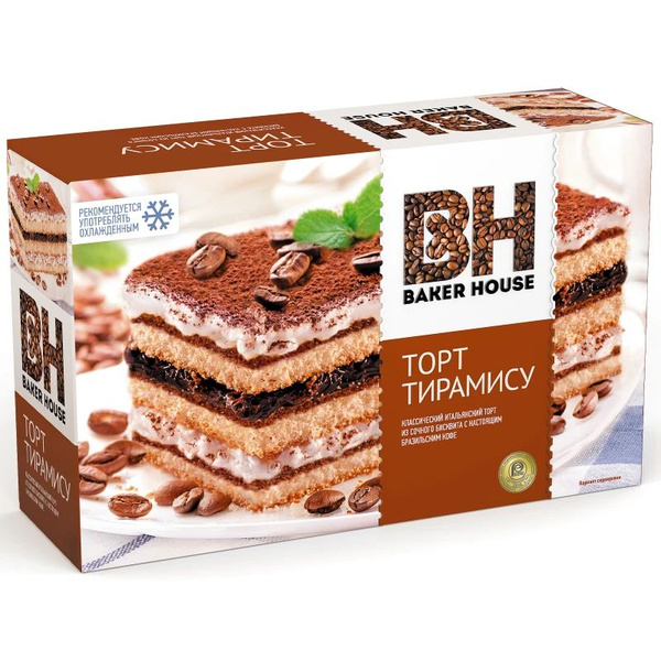 Торт Baker House Тирамису, 350г купить на OZON по низкой цене (1711256501)