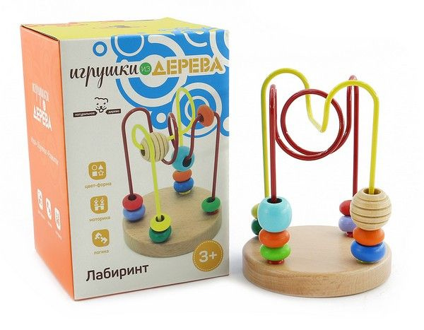 Лабиринт №4 (дерево), в/к 14,5*10*10 см - купить с доставкой по ...