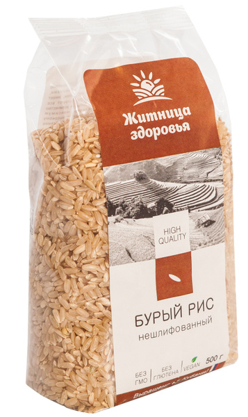Рис нешлифованный (бурый) 500 гр. - купить с доставкой по выгодным ...